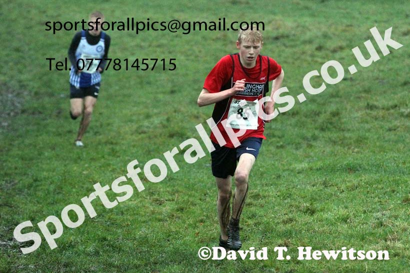 Mens under-17s, NECAA Junior Cross Country Relays, Thornley Farm, Peterlee, Saturday, December 12th. Photo: David T. Hewitson/Sports for All Pics